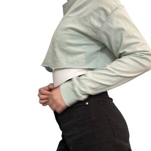 Garage Mint Green Cropped Top